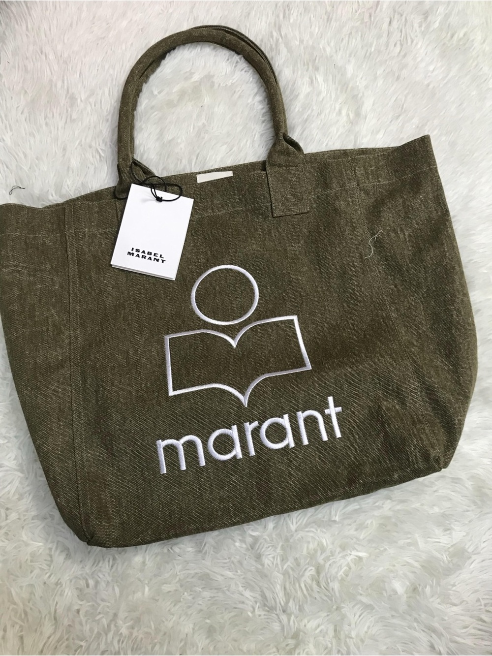 Isabel Marant Yenky Logo Tote Bag